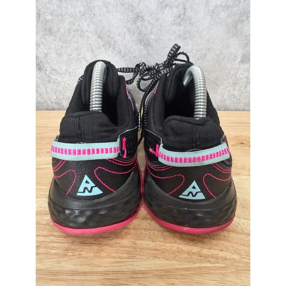 New Balance 410 V7 Trail Running Shoes Womens 10 B Black Pink Glow Sneakers